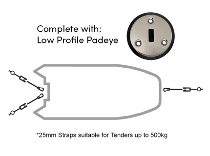 Padeye Kit - Low Profile x 3